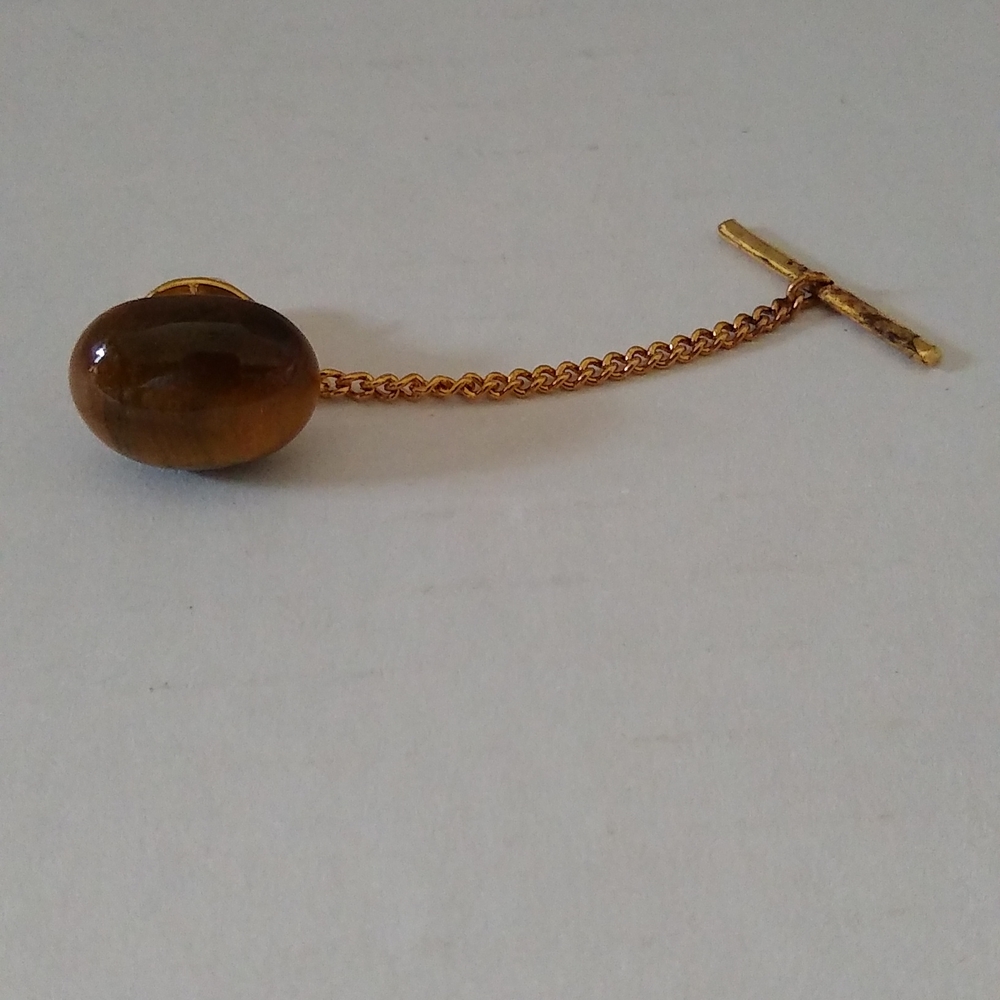 Tiger Eye Tie Clasp